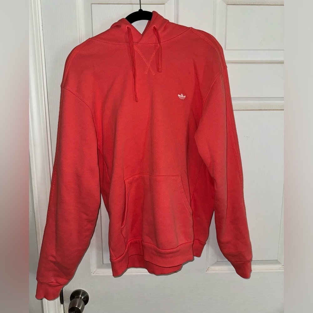 Adidas Men’s Heavyweight Pink Hoodie - Size M
